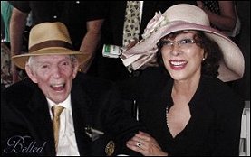 Dixie Carter with her father, Halbert Carter