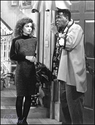 Annie Potts and Meshach Taylor