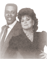 Meshach Taylor and Delta Burke